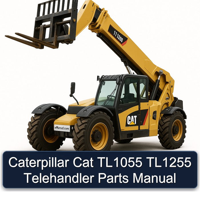 Caterpillar CAT TL1055 TL1255 Telehandler Parts Catalog PDF