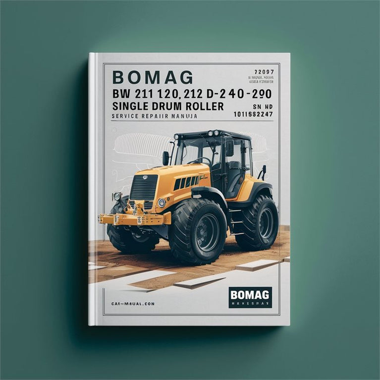 2007 Bomag BW 211 D-40 212 213 Single Drum Roller SN 10158247 UP Service Repair Workshop Manual PDF