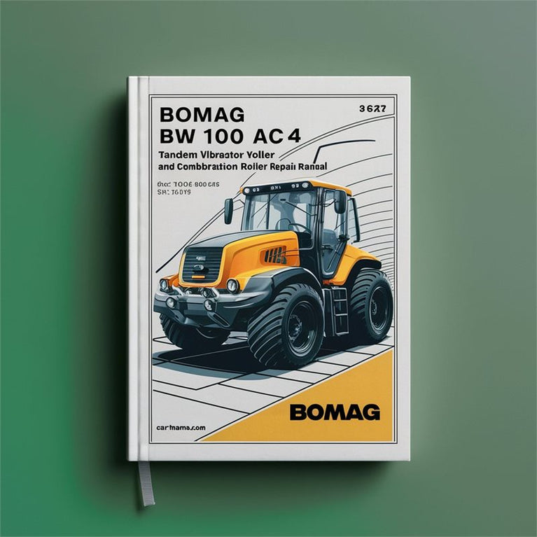 Bomag BW 100 AD-4 AC-4 Tandem Vibratory Roller Combination SN 10188016 UP Service Repair Workshop Manual PDF