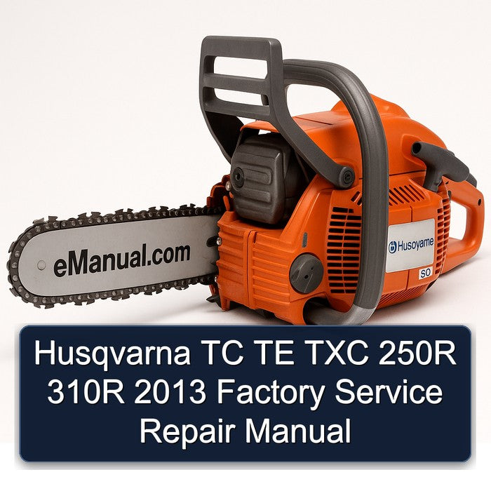 2013 Husqvarna TR650 Models TC TE TXC 250R 310R Service Repair Workshop Manual PDF