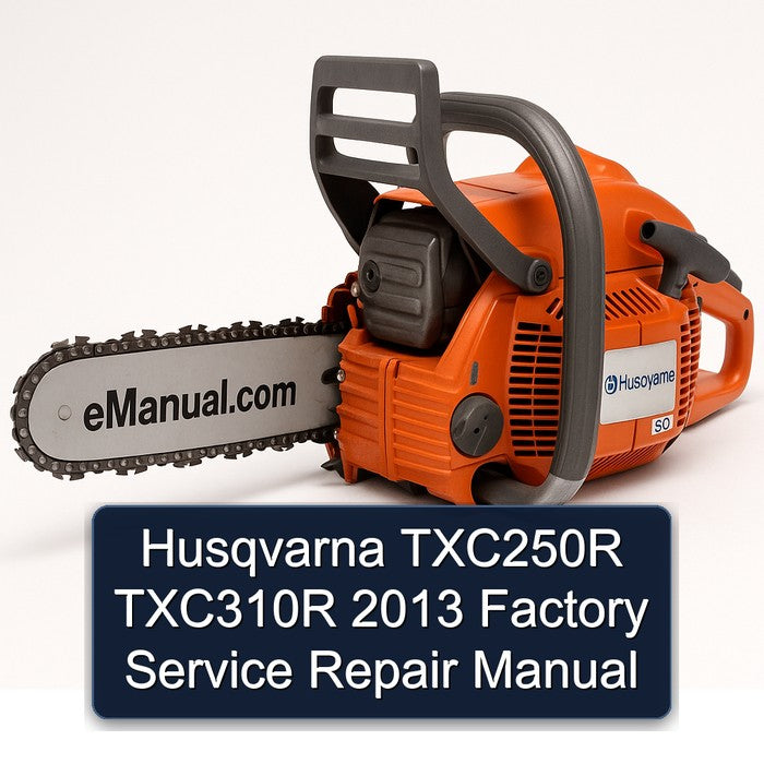 2013 Husqvarna TXC Models TXC250R TXC310R Service Repair Workshop Manual PDF