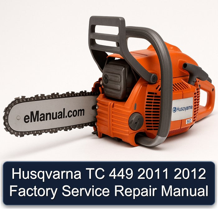 2011-2012 Husqvarna TR650 Models TC 449 Service Repair Workshop Manual PDF