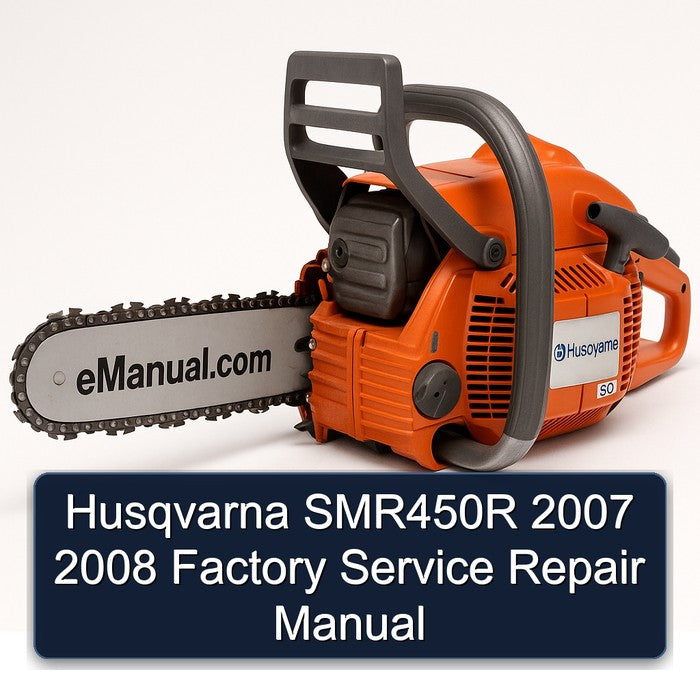 2007-2008 Husqvarna SMR450R Service Repair Workshop Manual PDF