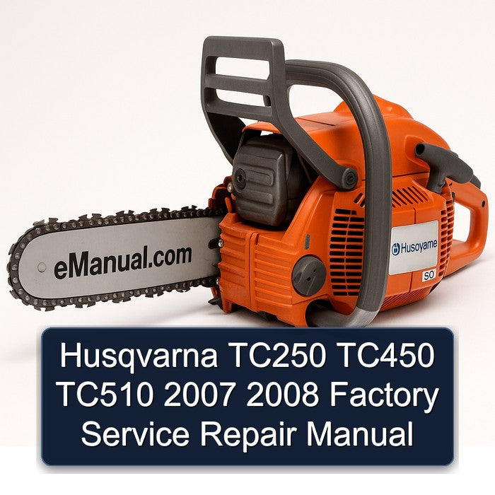 2007-2008 Husqvarna TC Models TC250 TC450 TC510 Service Repair Workshop Manual PDF