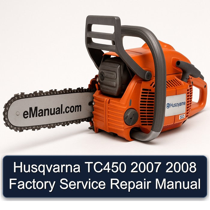 2007-2008 Husqvarna TC Models TC450 Service Repair Workshop Manual PDF