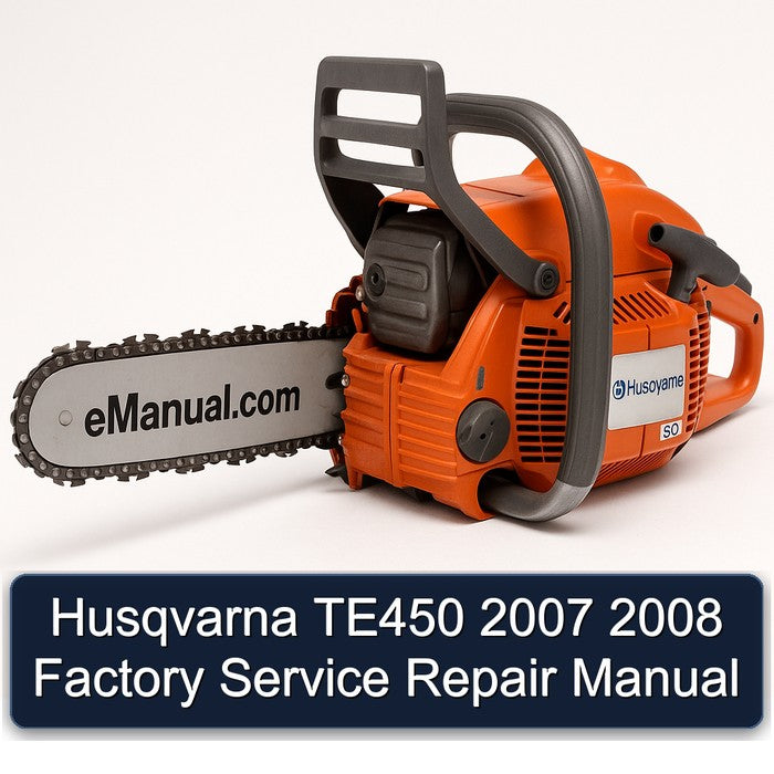2007-2008 Husqvarna TE Models TE450 Service Repair Workshop Manual PDF