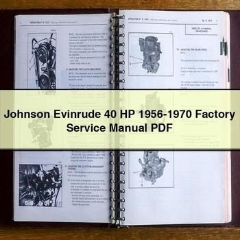1956-1970 Johnson Evinrude 40 HP Service Repair Workshop Manual PDF