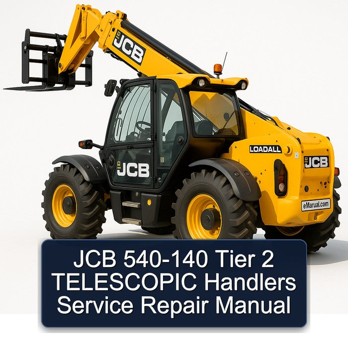 JCB 540-140 Tier 2 Telescopic Handlers Service Repair Workshop Manual PDF