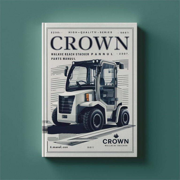 Crown WD2300 Series Walkie Reach Stacker Parts Catalog PDF