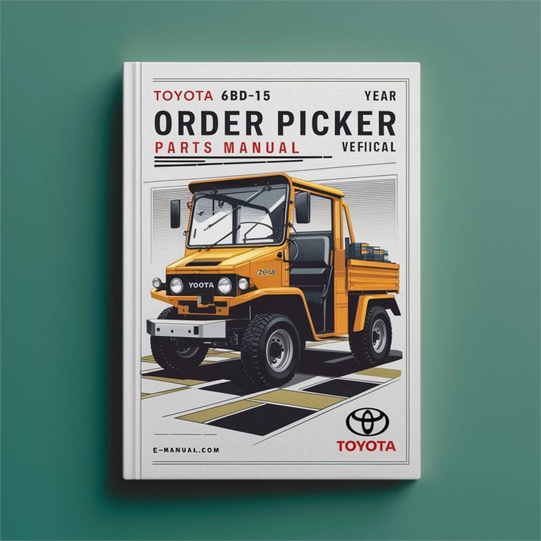 Toyota 6bpu15 Order Picker Parts Catalog PDF