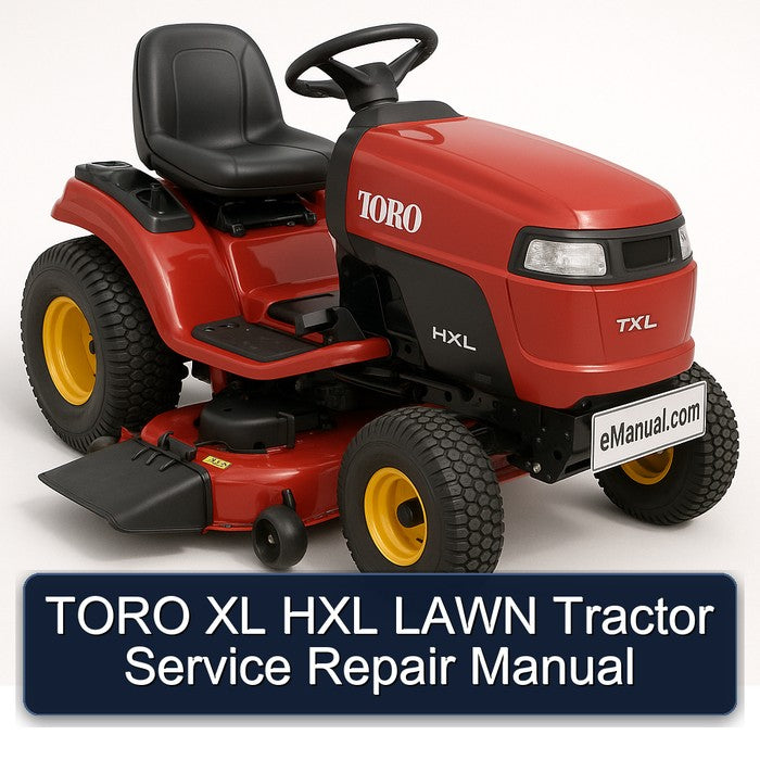 Toro XL HXL Lawn Tractor Service Repair Workshop Manual PDF