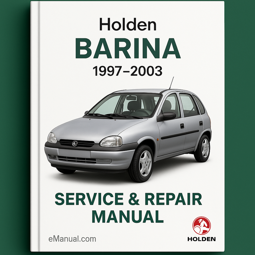 Holden Barina 1997-2003 Manual de reparación de servicio Descargar PDF