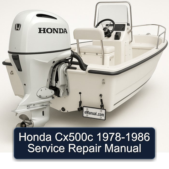 1978-1986 Honda CX500C Service Repair Workshop Manual PDF