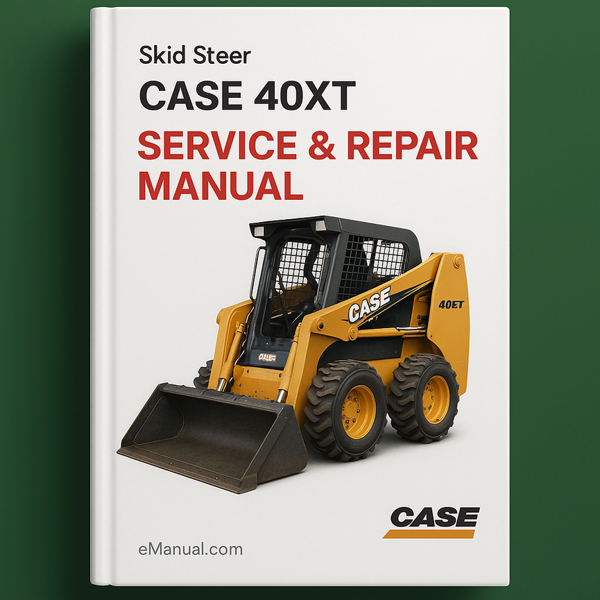 IH Case 40XT 40-XT Skid Steer Skidsteer Service Repair Manual-Improved-PDF