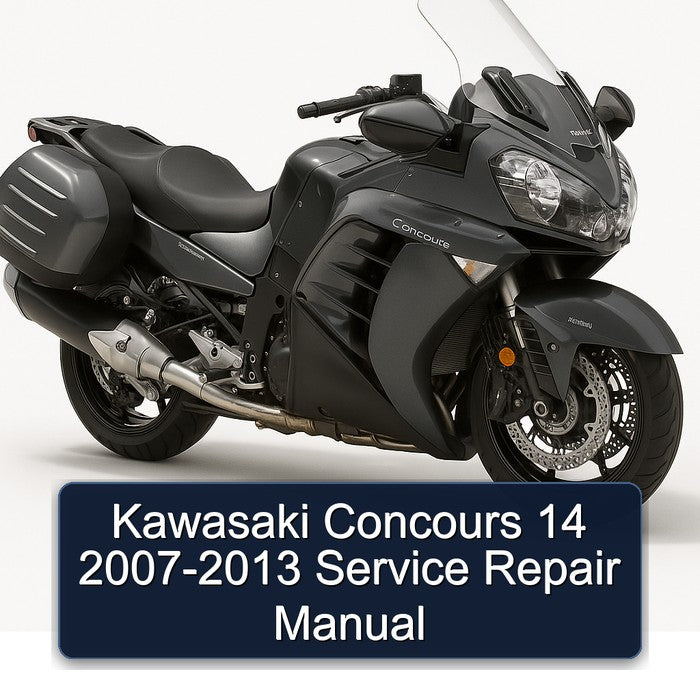 2007-2013 Kawasaki Concours Models 14 Service Repair Workshop Manual PDF