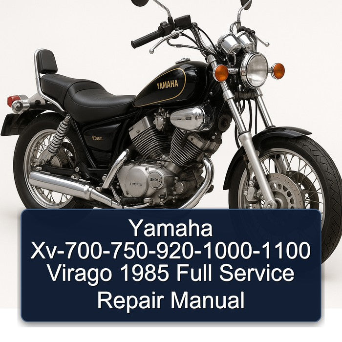 1985 Yamaha Virago Xv-700-750-920-1000-1100 Service Repair Workshop Manual PDF