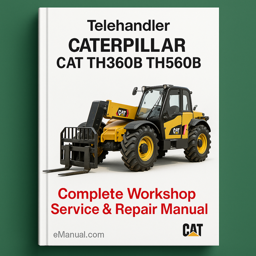 Caterpillar CAT TH360B TH560B Telehandler Complete Workshop Service Repair Manual