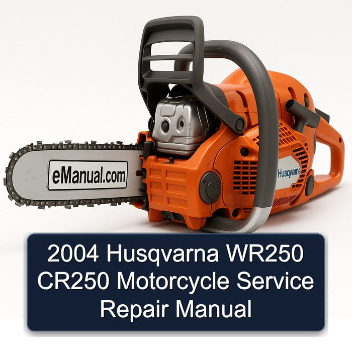 2004 Husqvarna CR Models WR250 CR250 Motorcycle Service Repair Workshop Manual PDF