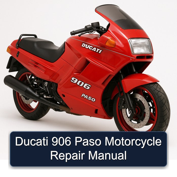 Ducati 906 Paso Motorcycle Service Repair Workshop Manual PDF