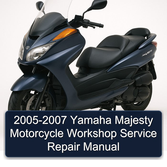 2005-2007 Yamaha Majesty Motorcycle Service Repair Workshop Manual PDF