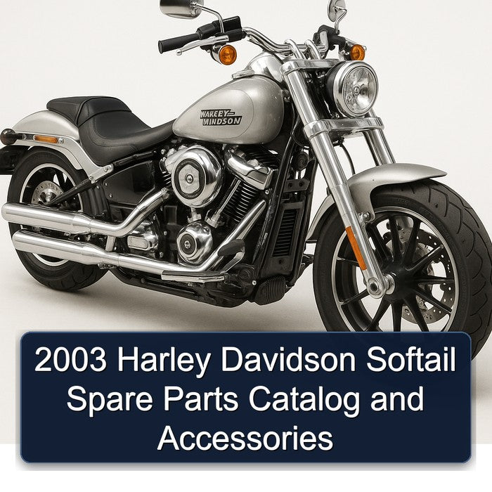 2003 Harley Davidson Softail Spare Accessories Parts Catalog PDF