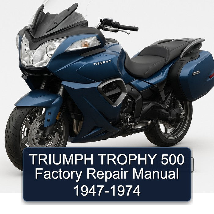 1974 Triumph Trophy Service Repair Workshop Manual PDF