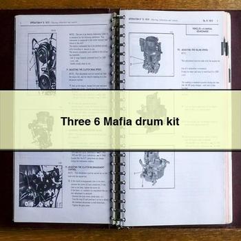 Three 6 Mafia drum kit