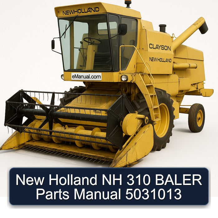 New Holland NH 310 Baler Parts 5031013 Catalog PDF
