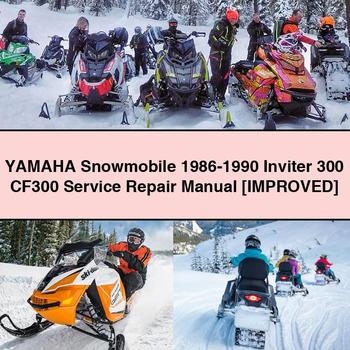 1986-1990 Yamaha Snowmobile - Inviter 300 CF300 Service Repair Workshop Manual PDF