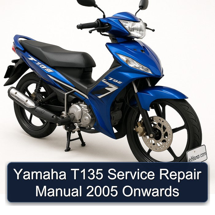 2005 Yamaha T135 Onwards Service Repair Workshop Manual PDF