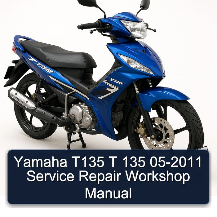 2011 Yamaha T135 T 135 05 Service Repair Workshop Manual PDF