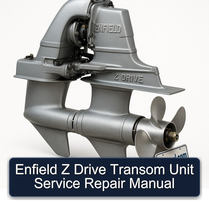 Enfield Z Drive Transom Unit Service Repair Workshop Manual PDF
