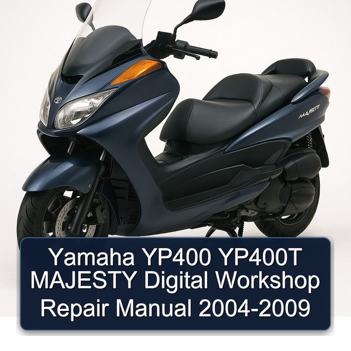 2004-2009 Yamaha Majesty YP400 YP400T Digital Service Repair Workshop Manual PDF