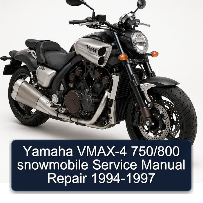 1994-1997 Yamaha VMAX-4 750/800 Snowmobile Service Repair Workshop Manual PDF