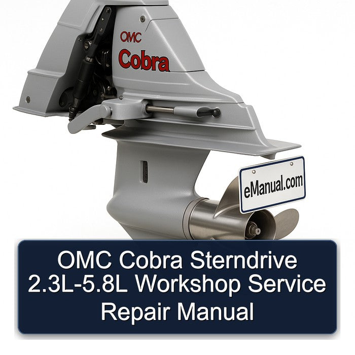 OMC Cobra Sterndrive 2.3l-5.8l Service Repair Workshop Manual PDF