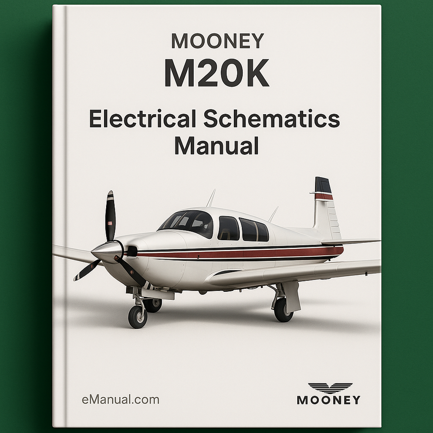 Mooney M20K Electrical Schematics Manual MAN501 M20-K M-20K-PDF