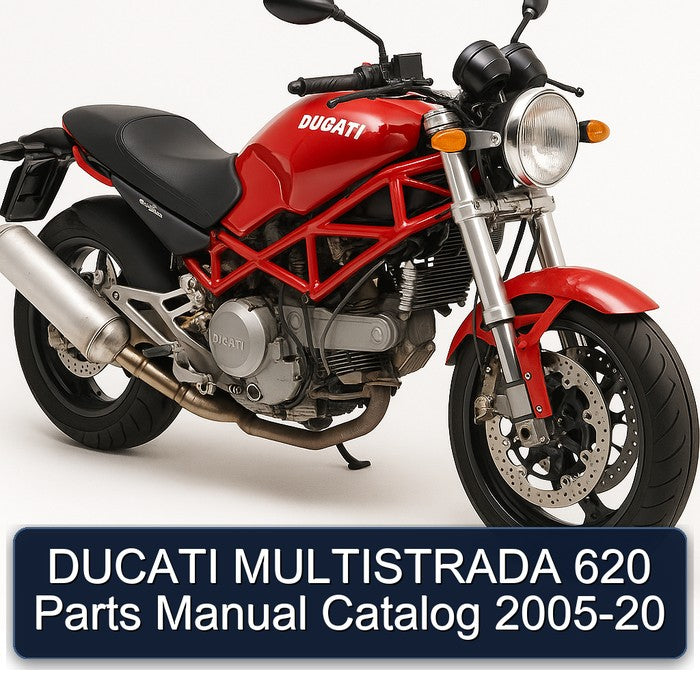 2005-2020 Ducati 620 Multistrada Parts Catalog PDF
