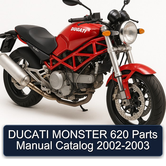 2002-2003 Ducati 620 Monster Parts Catalog PDF