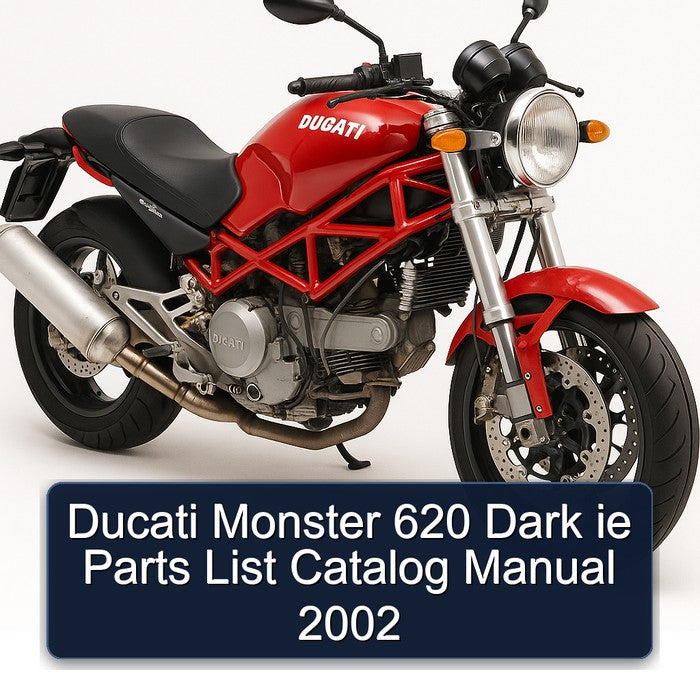 2002 Ducati 620 Monster Dark Ie Catalog Parts PDF