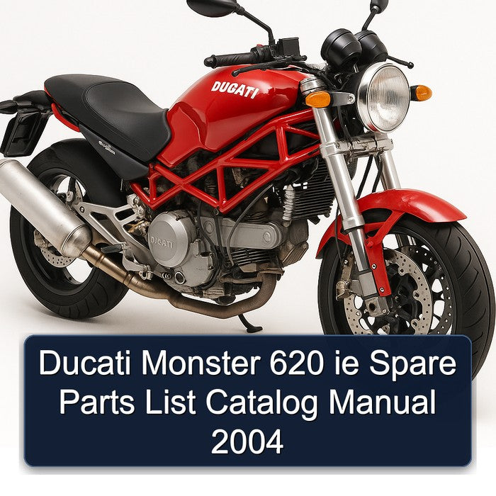 2004 Ducati 620 Monster Ie Spare Catalog Parts PDF