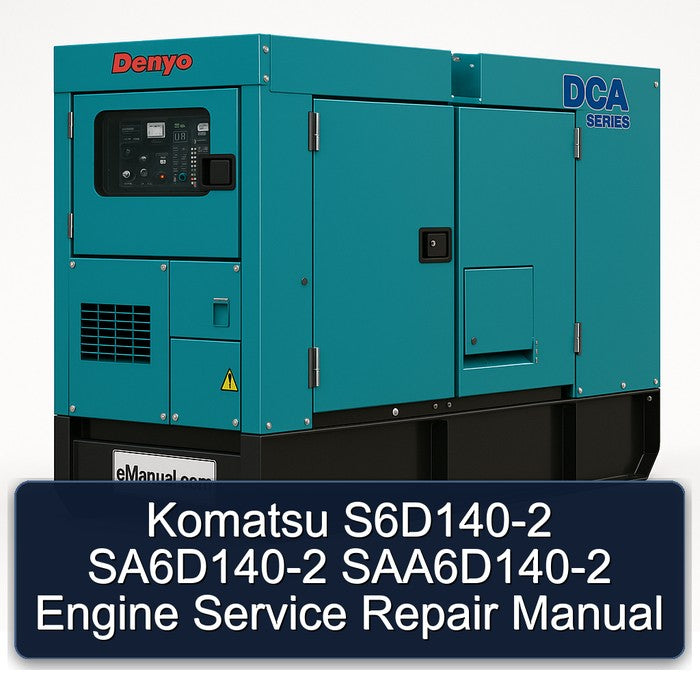Komatsu S6d140-2 Sa6d140-2 Saa6d140-2 Engine Service Repair Workshop Manual PDF