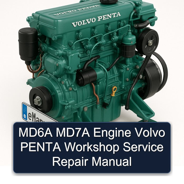 MD6A MD7A Engine Volvo Penta Service Repair Workshop Manual PDF