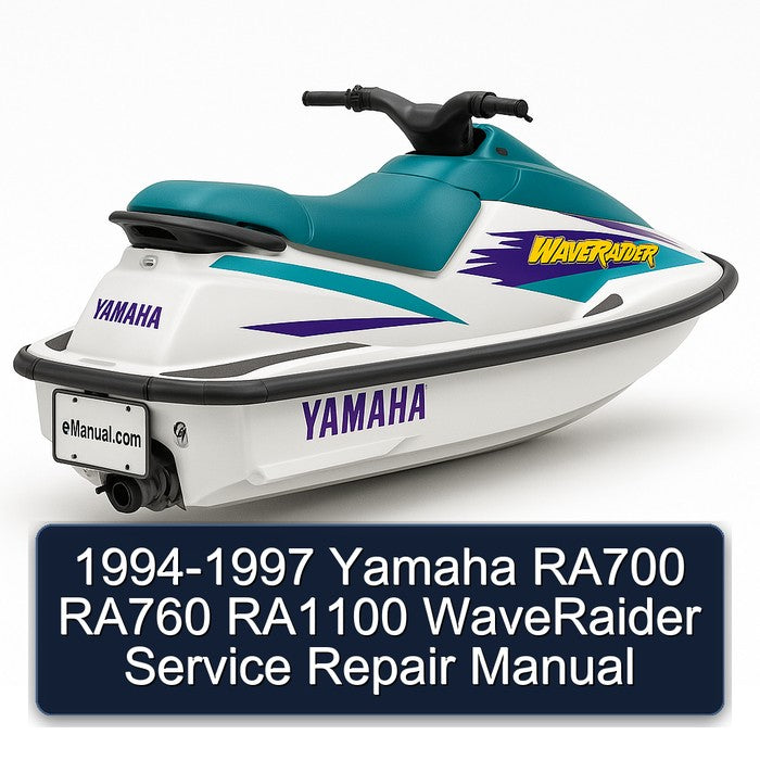 1994-1997 Yamaha RA700 RA760 RA1100 Waveraider Service Repair Workshop Manual PDF