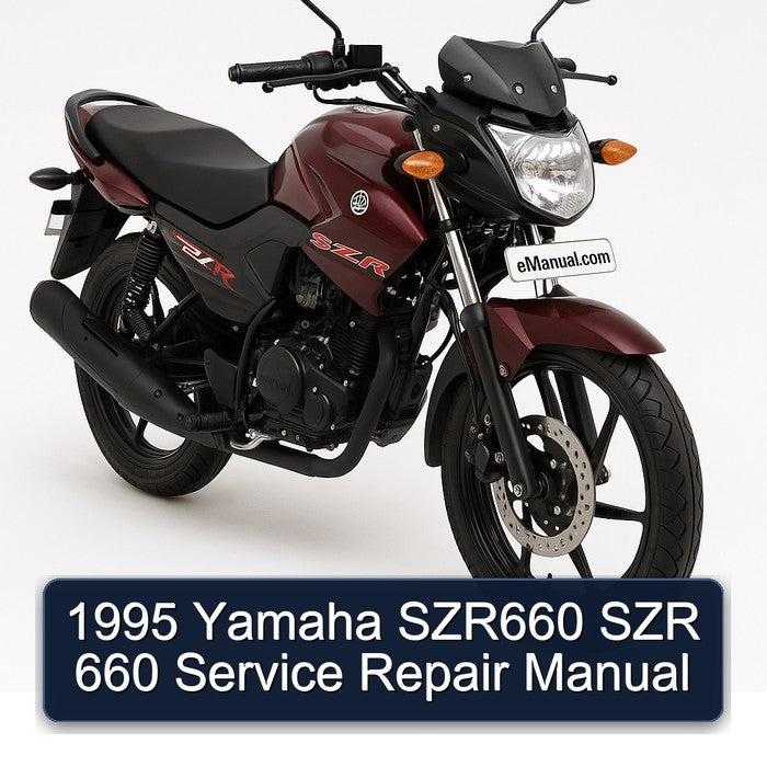 1995 Yamaha SZR Models SZR660 660 Service Repair Workshop Manual PDF