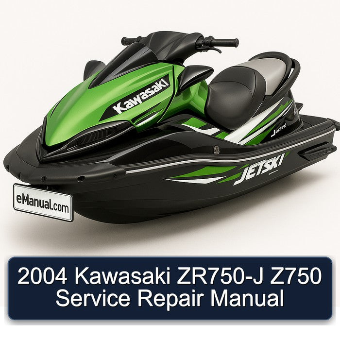 2004 Kawasaki ZR750-J Z750 Service Repair Workshop Manual PDF