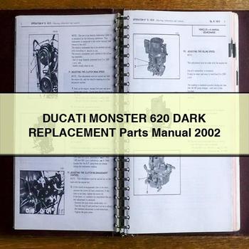 2002 Ducati 620 Monster Dark Replacement Parts Catalog PDF