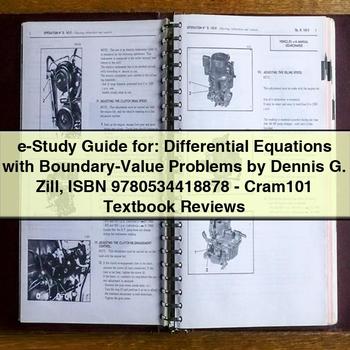 E-STUDY Differential Equations Boundary-value Problems Service Repair Workshop Manual PDF