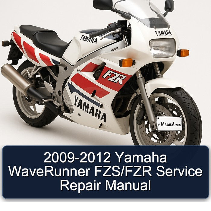 2009-2012 Yamaha Waverunner Fzs/fzr Service Repair Workshop Manual PDF