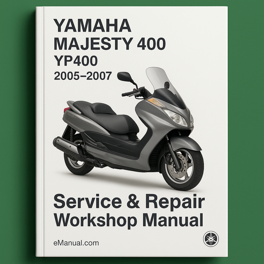 Yamaha MAJESTY 400 YP400 Service Repair Workshop Manual 2005-2007