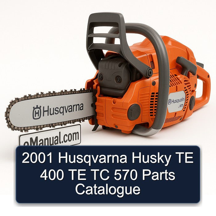 2001 Husqvarna Husky TE 400 TC 570 Parts Catalog PDF